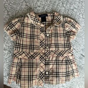 Burberry girls shirt size 2
